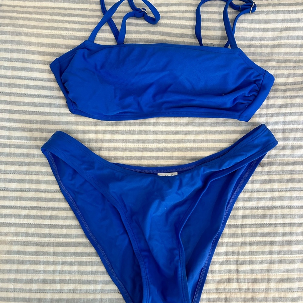Blue Women's Swimwear Set